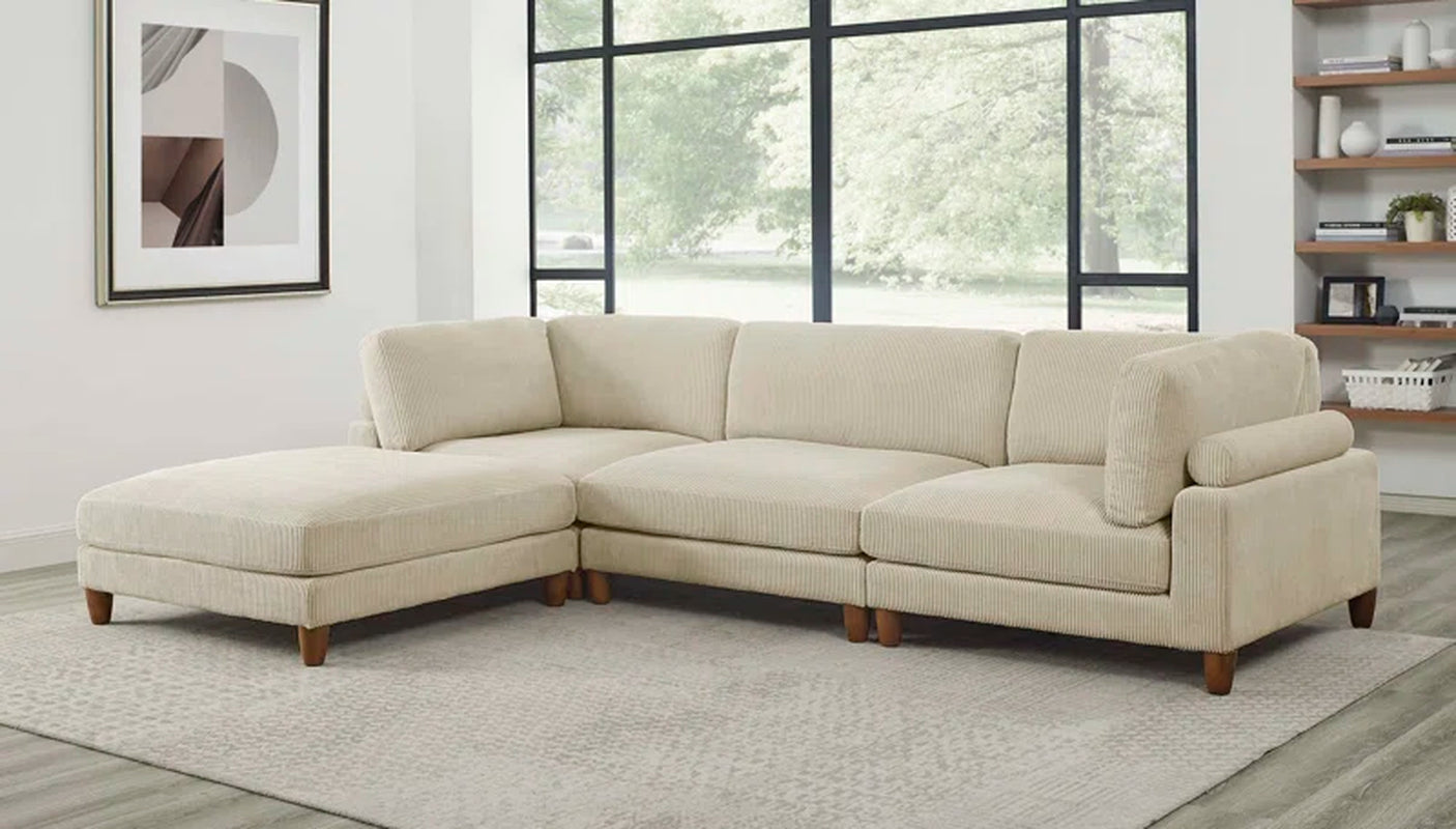 Corduroy deals couch sectional