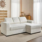 96 Inch Oversized Corduroy Sectional Couch with Right Chaise