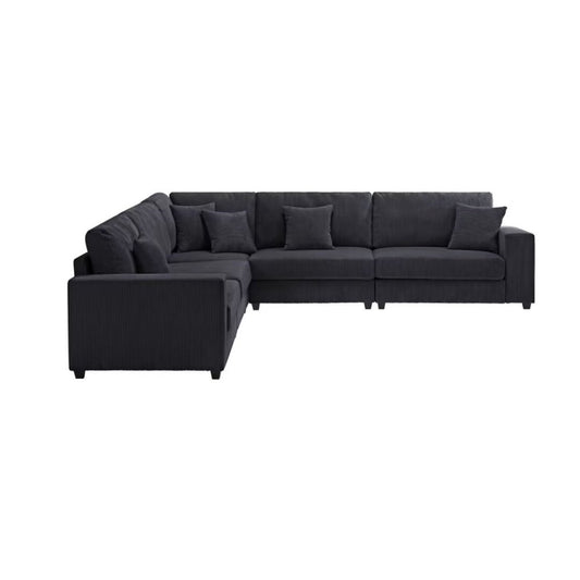 Modular Oversized Corduroy Sectional Couch