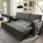 Gray Oversized Corduroy Couch with Storage Chaise