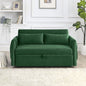 55'' Modern Convertible Pull-Out Oversized Corduroy Couch with 2 Side Pockets