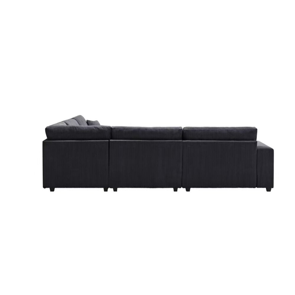 Modular Oversized Corduroy Sectional Couch