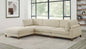 Barbarette Palatial 133.5'' Corduroy Reversible Modular Sectional Corduroy Couch