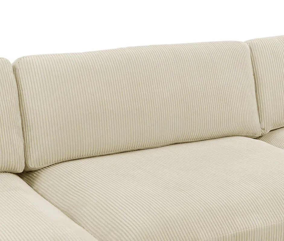 Harmon 4 - Piece Corduroy Corner Sectional