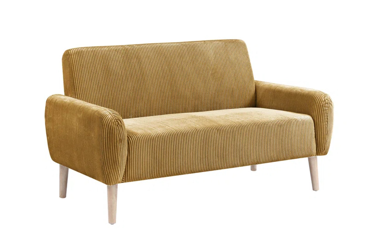 Paschall 57'' Upholstered Corduroy Loveseat