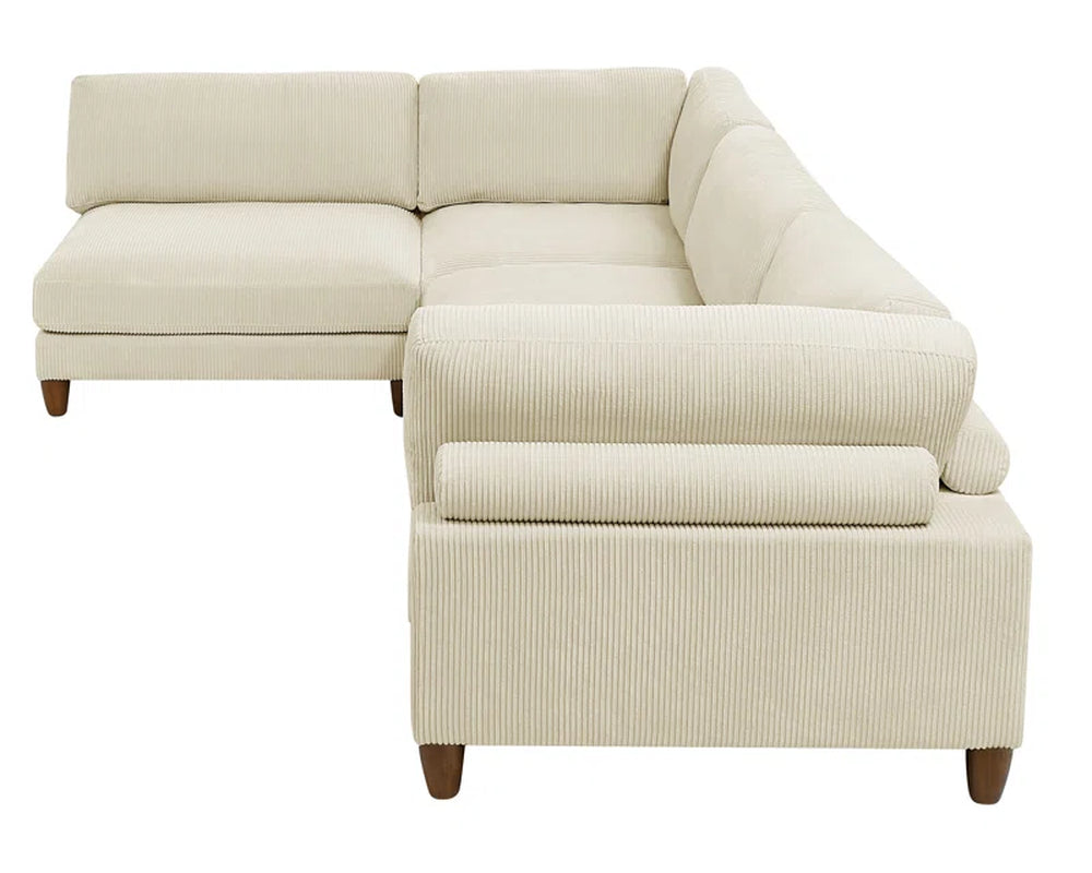 Harmon 4 - Piece Corduroy Corner Sectional