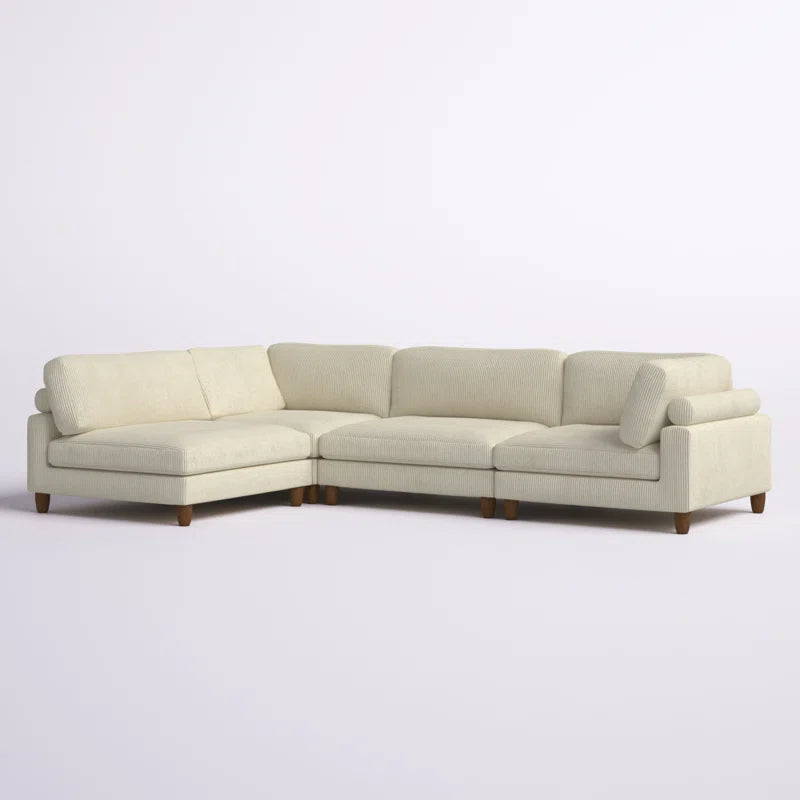 Harmon 4 - Piece Corduroy Corner Sectional