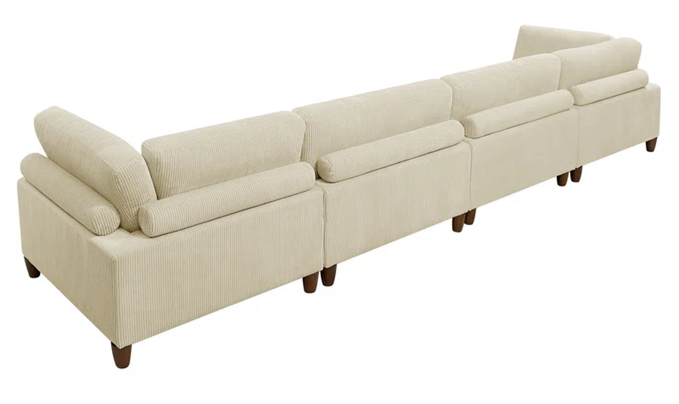 Harmon 4 - Piece Corduroy Corner Sectional