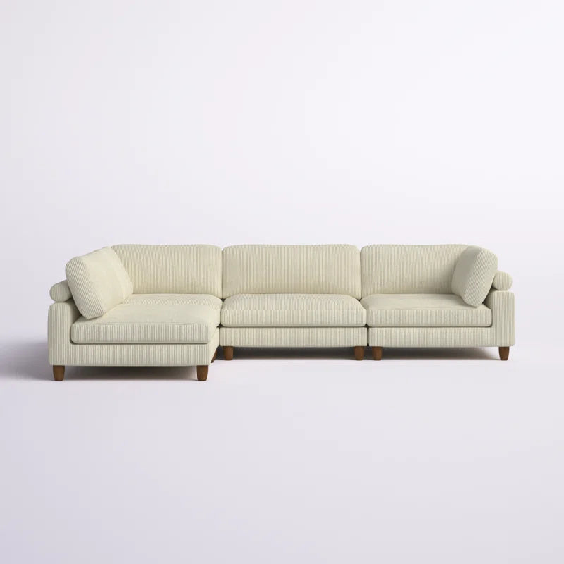 Harmon 4 - Piece Corduroy Corner Sectional