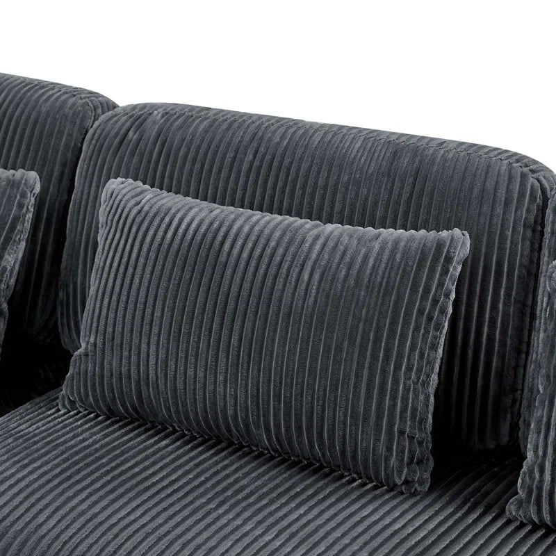 Atlantis Upholstered Corduroy Loveseat