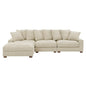 Ava-Rae Luxe 4-Piece Sectional Corduroy Couch