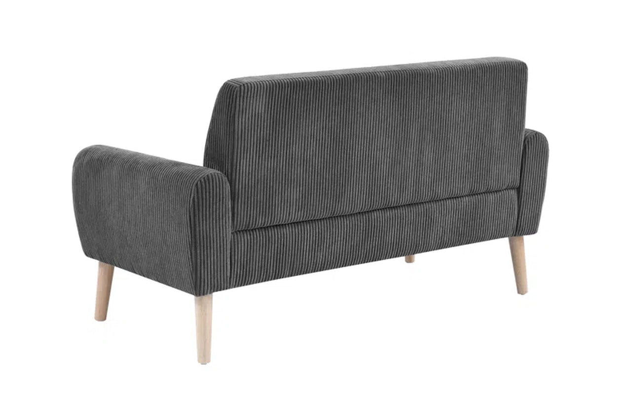 Paschall 57'' Upholstered Corduroy Loveseat