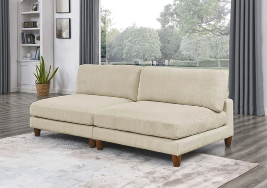 Zeus 89'' Upholstered Corduroy Loveseat