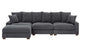 Ava-Rae Luxe 4-Piece Sectional Corduroy Couch