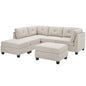 Ashdown Elite 6-Piece Sectional Corduroy Couch