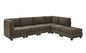 Mystique Lounge 6-Piece Upholstered Sectional by Roeder