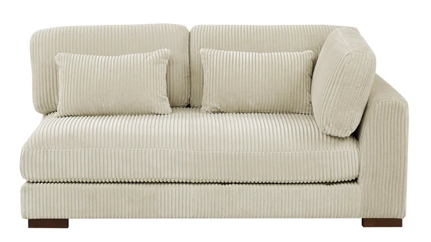 Atlantis Upholstered Corduroy Loveseat