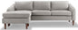 Serenity Loft 2 - Piece Modern Sectional