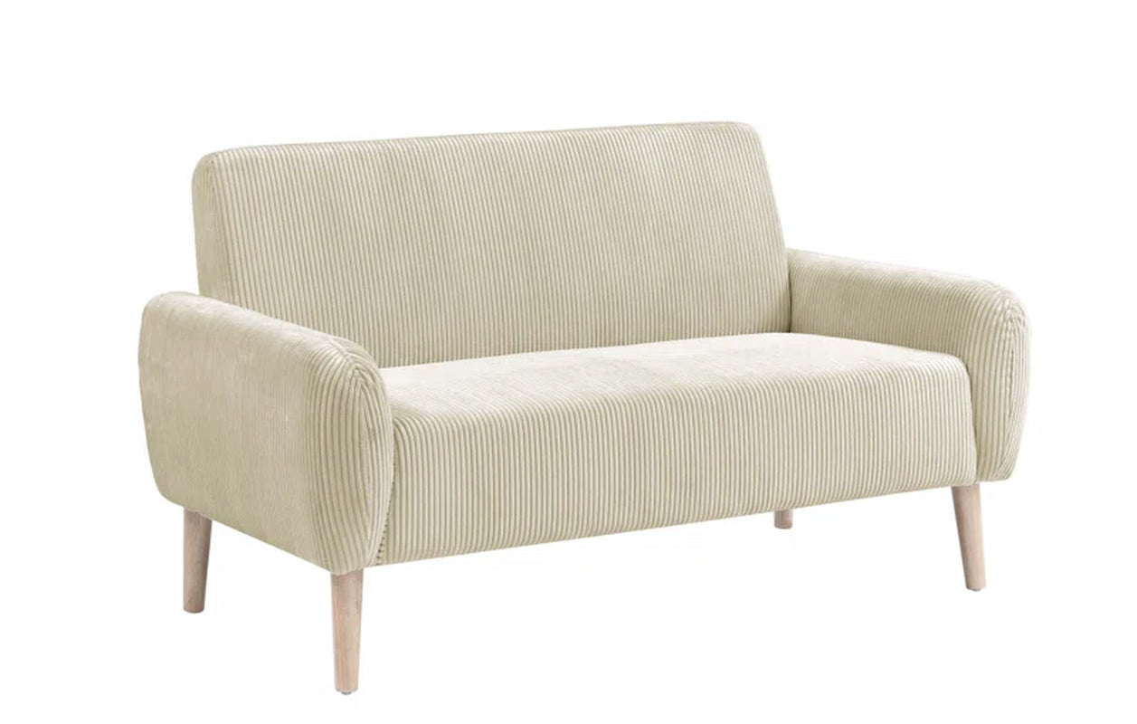 Paschall 57'' Upholstered Corduroy Loveseat