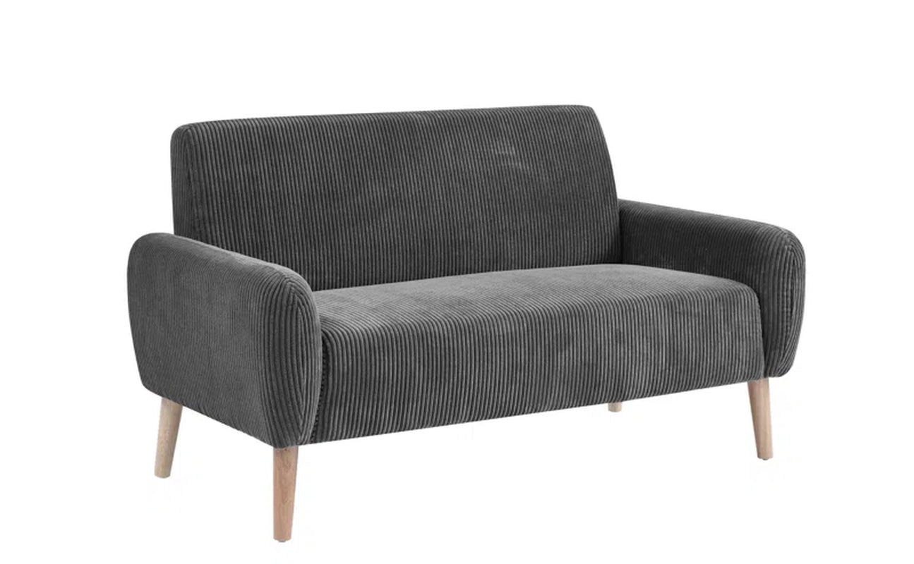 Paschall 57'' Upholstered Corduroy Loveseat