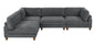 Harmon 4 - Piece Corduroy Corner Sectional