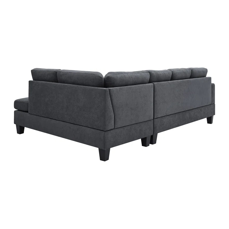 Adryel Elegance 2-Piece Sectional Corduroy Couch